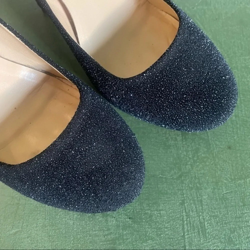 Kate Spade LORI Sugar Suede Sparkly Heels